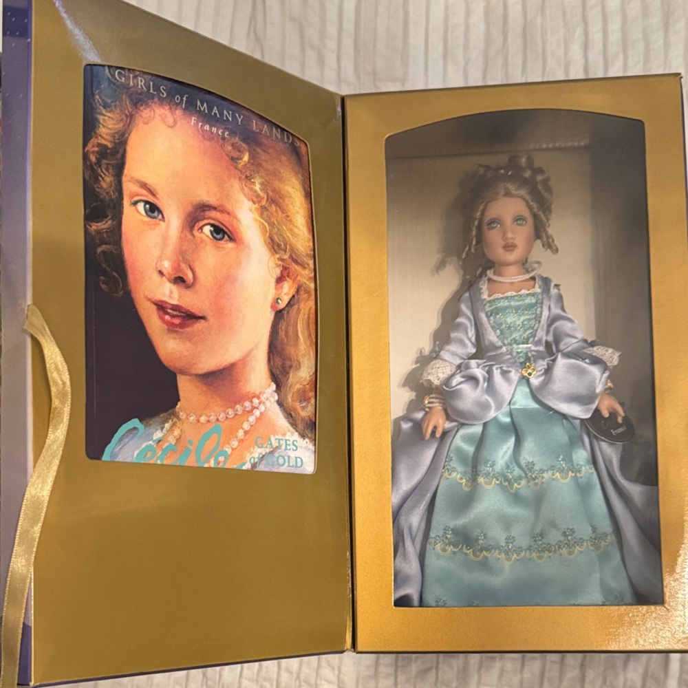 American Girl Girls of Many Lands Doll in Aqua and Silver Dress